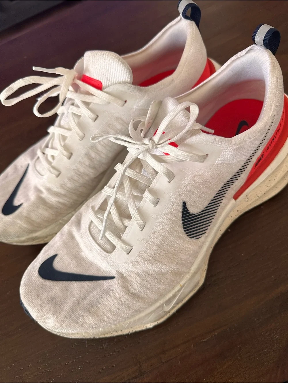 Nike Men’s Invincible 3 Navy/ Red Glow Size 12 - Picture 1 of 9